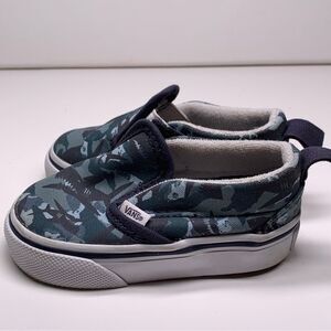 Vans Toddler Slip on shoe Shark Size US 4 UK 3.5 EU 19